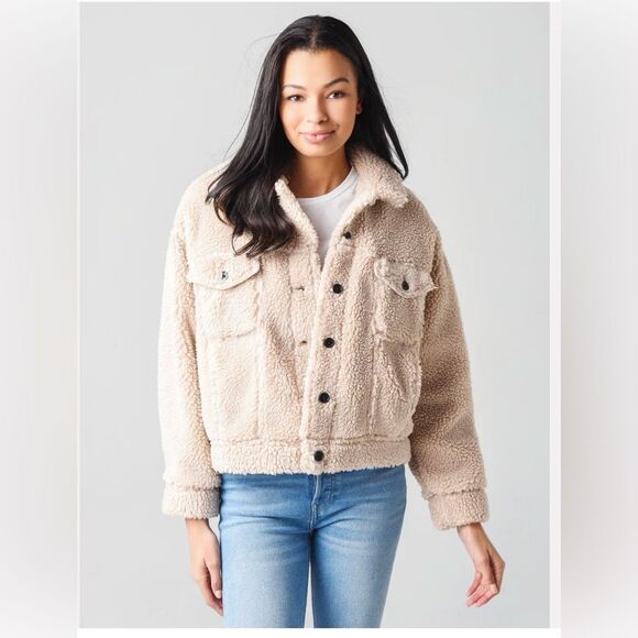 Rails Trucker Sherpa Teddy Jacket - Picture 1 of 16